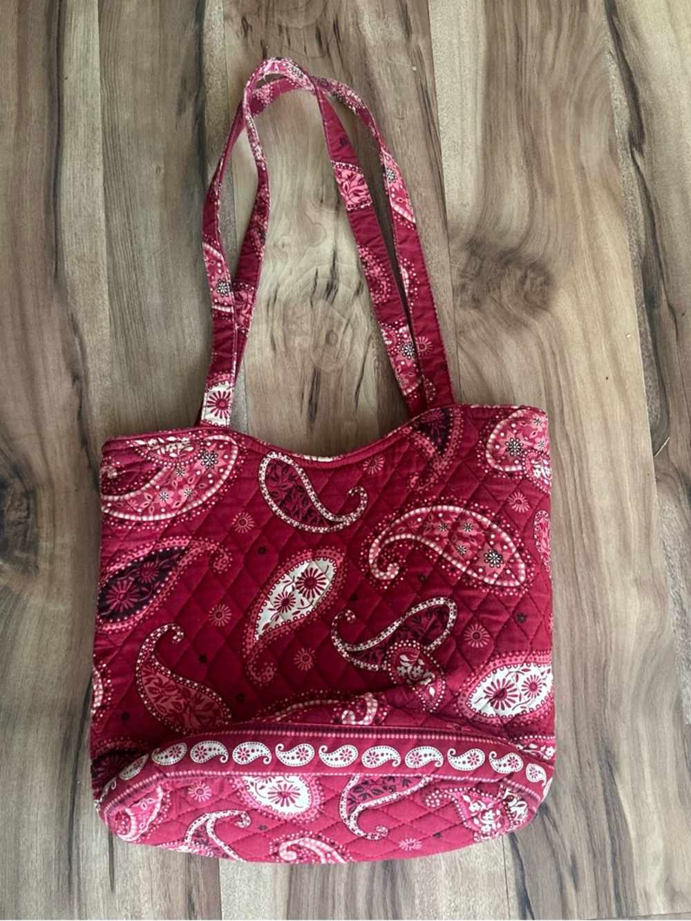 Vera Bradley Quilted Paisley Tote in Mesa Ref